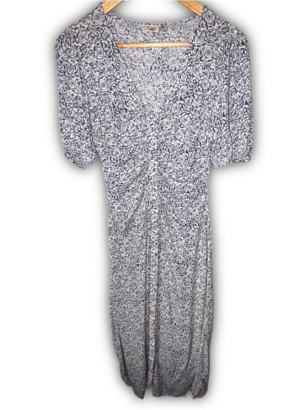 Faherty Brand Sorrento Dress in Cream Imma Flora